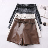 PU Leather Shorts