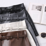 PU Leather Shorts
