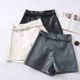 PU Leather Shorts