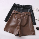 PU Leather Shorts
