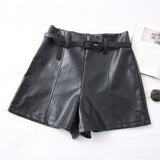PU Leather Shorts
