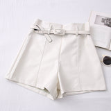 PU Leather Shorts