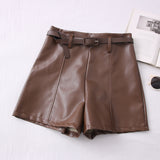 PU Leather Shorts