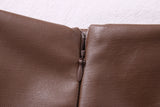 PU Leather Shorts
